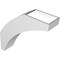 Ekena Millwork 5 1/2-in. W x 20-in. D x 20-in. H Thorton Architectural Grade PVC Knee Brace BRCP055X20X20THR - alternate 5